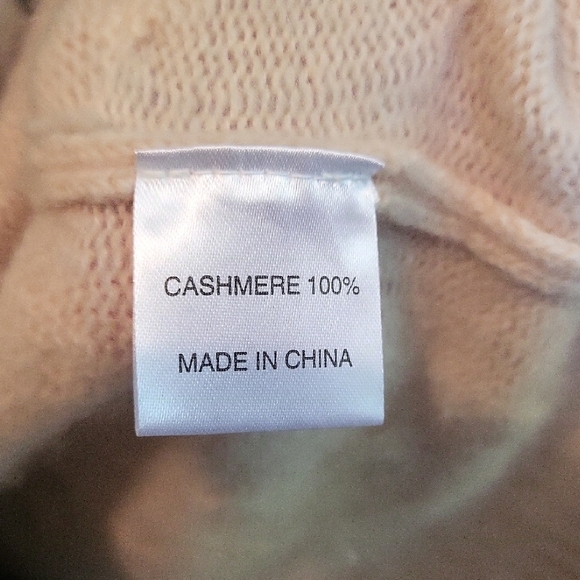 Cortland Park Beige Open Front Knit Cardigan Sweater - Picture 4 of 5